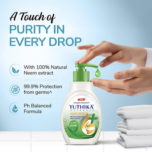 Yuthika Naturals 200ml Neem pH Equilibrado Lavado de manos Fórmula de protección completa - Product Image 3