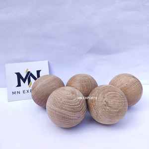 Billes en bois de chêne pour personnalisation, grand diamètre de 50 mm - Product Image 6