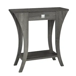 Tables basses et console en métal et fer Offre spéciale Tables dorées encadrées de dessus en marbre blanc Table pour usage à la maison et à l'hôtel - Product Image 2