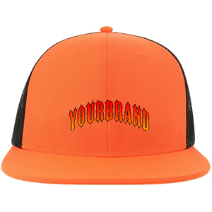 Sombrero de camionero de algodón/poliéster para hombre, artículo de tendencia superior, logotipo impreso personalizado, ropa de calle, ala curva con gorra de hombre SnapBack de malla - Product Image 6