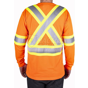 Nueva Camisa de Trabajo Personalizada de Alta Visibilidad, Camisa de Seguridad Reflectante para Trabajo - Product Image 5