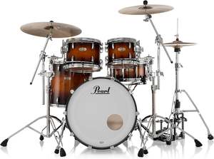 UNIQUE MCT924XEDP/C Pearl Masters Maple Complete 4-Piece Shell Pack Nickel Plated A-Tone Soprano Clarinette Drum Players - Product Image 2