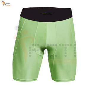 Pantalones cortos de compresión de uso de invierno para hombres en venta en línea al por mayor pantalones cortos de compresión de ropa deportiva - Product Image 1