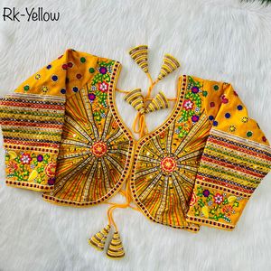 ผ้าไหมงานหนักพิเศษสำหรับเทศกาลแต่งงาน,พร้อมกระจกเข็มหลายเส้นสำหรับทำงานเสื้อเบลาส์พร้อมลำดับสีรุ้ง - Product Image 1