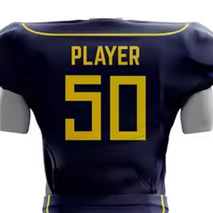 Nuevo Diseño Uniforme de Fútbol Americano con Logotipo Personalizado, Manga Corta, Ecológico, 100% Poliéster, Hecho a Medida en Pakistán - Product Image 5