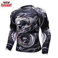 Ensemble short et rashguard de compression pour homme, BJJ MMA, entraînement, fitness, musculation, crossfit.