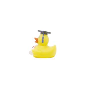 Pato de Goma de Diseño Moderno con Birrete de Licenciado y Diploma, Artículo Decorativo Adorable - Product Image 4