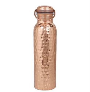 Embossed Copper <b>Metal</b> <b>Bottle</b> - Product Image 1