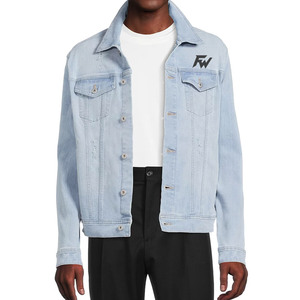 OEM Services High Quality Custom Design <b>Men</b> <b>Jeans</b> <b>Jacket</b> New Design Breathable <b>Jeans</b> Winter <b>Jacket</b> For <b>Men</b> - Product Image 4