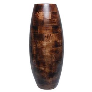 Florero de madera hecho a mano de alta calidad de Venta caliente con acabado brillante para decoraciones de boda y fiesta de cumpleaños jarrones de madera - Product Image 1