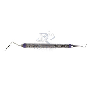 Sonde d'examen dentaire manuelle professionnelle, instrument combiné, manche en acier inoxydable, réutilisable, légère - Product Image 4