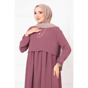 Elegante Vestido Estilo Bolero para Mujer, Corte Imperio, Estampado Floral, Estilo Vintage Casual de Verano, Disponible en Tallas XS a XL, Forro Rosa Polvo - Product Image 2