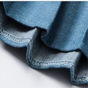 Faldas de mujer de cintura alta Faldas de mezclilla largas desgastadas de moda con bolsillo Hecho en Pakistán para la venta - Product Image 5