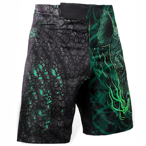 Shorts MMA Entièrement Sublimés Lavés et Extensibles pour Hommes – Tenue de Performance Athlétique pour Entraînement, Grappling, Boxe, Kickboxing – Respirant - Product Image 1