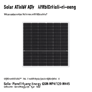 Panel Solar Hyang Energy GSM-MP4/120-M445 - Product Image 2