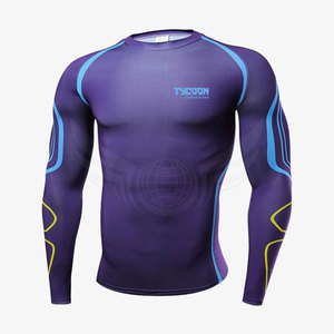 OEM Service Rash Guard Hommes Fitness wear Rash Guard Manches Longues Hommes Rash Guard Pour Les Jeunes - Product Image 1
