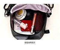 2023 coréen Simple en cuir ordinateur portable sac à dos sac d'école voyage randonnée mode sacs pour femmes marque de luxe femme