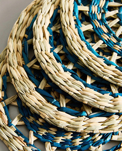 Dessous de verre en jonc de mer tissé à la main naturel créatif fait à la main tapis de Table à manger moderne personnalisé pour les mariages fabriqué au Vietnam - Product Image 5