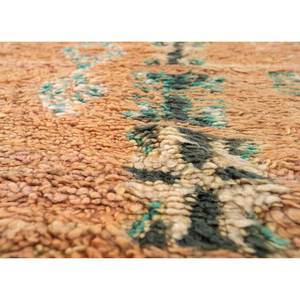 Tapis en laine noués à la main Nuray, motifs abstraits rectangulaires rouge-orange, pour la maison - pour le salon, la chambre à coucher, 9x12 - Pae-4606 - Product Image 3