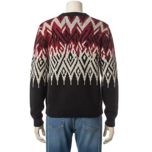 Pull en laine tricotée imprimé, mélange de laine mérinos, doux, chaud, respirant, décontracté, pull d'hiver et de printemps, tendance - Product Image 2