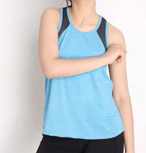 Camiseta sin mangas de gimnasio para mujer de alta calidad transpirable y cómoda para correr y hacer ejercicio, ideal para ropa activa al por mayor - Product Image 4