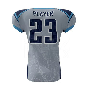Camiseta de fútbol americano de manga corta transpirable de tamaño personalizado de calidad superior para adultos fabricada en Pakistán - Product Image 4
