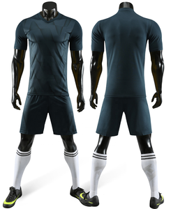 Conjuntos de Ropa Deportiva de Fútbol para Hombre, Camisetas de Manga Corta, Logotipo Personalizado Impreso, 100% Malla Transpirable de Secado Rápido para Adultos - Product Image 1