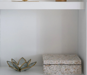 Boîtes de rangement pour bijoux en résine et en os métalliques rondes et rectangulaires pour un rangement élégant et un cadeau parfait pour la maison - Product Image 5