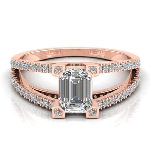 REYES Solitaire 925 anillos finos de boda de moissanita de plata esterlina para mujer Original 14K oro blanco chapado en rodio joyería fina - Product Image 5