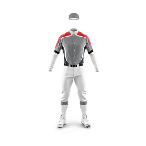 Uniforme de baseball pour hommes de l'équipe de baseball en gros d'usine chemises de baseball à impression personnalisée maillot et pantalons de baseball personnalisés - Product Image 5