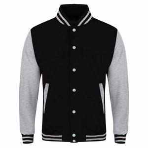 Veste universitaire d'hiver pour homme avec logo personnalisé sur le devant, en polyester/coton, antibactérienne, design personnalisable - Product Image 4