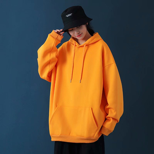 Sweat-shirts à capuche d'hiver pour femmes de haute qualité, coupe oversize, avec logo personnalisé, en molleton de coton épais 300g, avec poche - Product Image 1