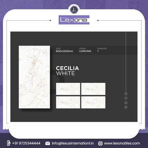 2025 Colección Azulejos de porcelana esmaltada moderna Acabado tallado 600x1200mm Aspecto de mármol 5mm de espesor Últimas baldosas de estilo moderno - Product Image 2