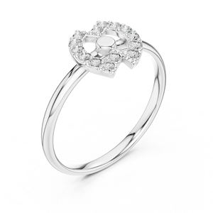 Shining jewels 10K Anillo abierto Ajustable para mujer Moda Estilo coreano - Product Image 3