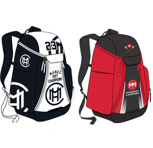 Mochila grande impermeable unisex para baloncesto, cierre de cremallera de alta calidad, logotipo personalizado, MOQ bajo, deportes, Fitness, viaje, malla de poliéster - Product Image 3