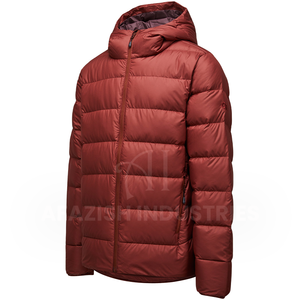 2023 nueva colección de invierno de alta calidad ligera chaqueta de plumón para hombre Abrigo acolchado personalizado al por mayor cuello levantado - Product Image 1