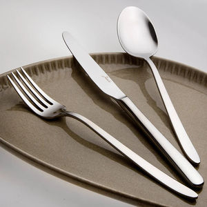 Elegante juego de cubiertos de uso diario Elegante colección de cubiertos de metal chapado en oro Espejo pulido Sin BPA para una experiencia gastronómica elegante - Product Image 3