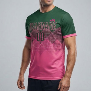 เสื้อยืดกีฬาแขนสั้นผ้าฝ้าย 100% ระบายอากาศได้ดี เป็นมิตรกับสิ่งแวดล้อม ออกแบบสำหรับฝึกซ้อมฟุตบอลและออกกำลังกาย ราคาดีที่สุด - Product Image 4