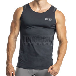 Camiseta sin mangas de algodón 100% de gimnasio para hombre, chaleco de Fitness de punto transpirable para entrenamiento y deportes, chaleco de culturismo con estampado personalizado - Product Image 1