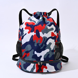<b>Waterproof</b> Dry Wet Separation Swim <b>Bag</b> for Men Women Polyester Beach Sports <b>Gym</b> Yoga Backpack - Product Image 2
