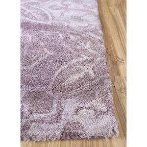 Imara <b>Hand</b> <b>Tufted</b> Wool & Viscose <b>Rug</b> Pink & Purple Large Area Geometric Rectangle for Home for Living Room Hallway-Tra-13493 - Product Image 4