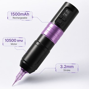 Macchinetta per Tatuaggi Rotativa Wireless, Penna Elettrica Portatile per Tatuaggi, Motore Potente ad Alta Capacità per Artisti Professionisti - Product Image 1