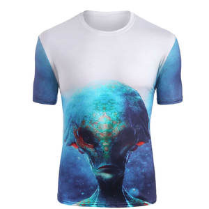 Camiseta de Sublimación para Hombre con Cuello Redondo, Camiseta de Sublimación con Diseño DE SU Propio Logotipo - Product Image 1