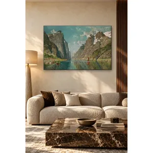 Impression sur toile du fjord norvégien de Fida Adelsteen Normann - Product Image 4