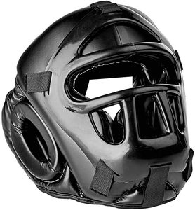 Protector de cabeza de boxeo y MMA de cuero profesional de alta calidad DUAL SPORT Unisex 2017 - Product Image 1