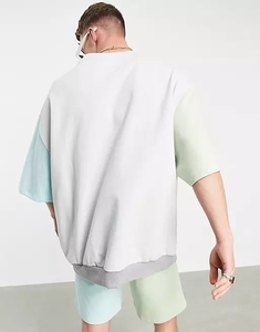 Ropa Deportiva de Algodón y Poliéster OEM, Camiseta y Pantalones Cortos, Venta al por Mayor, Ropa de Verano Personalizada para Hombre - Product Image 3