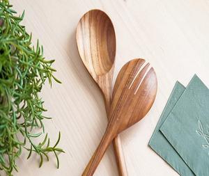 Cuillère en bois Cuillère en bois japonaise naturelle Cuisine Cuisson Cuillère en bois saine de f s international - Product Image 2