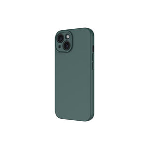Étui en silicone liquide vert foncé Mara Launch Edition Premium pour iPhone 15, coque de protection pour téléphone portable - Product Image 6