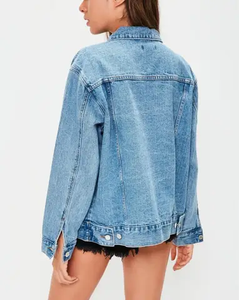 Chaqueta Vaquera para Mujer, Tejida, Antiarrugas, Transpirable, Cómoda, de Manga Larga, Resistente al Viento, Personalizable, de Alta Calidad, Gran Venta - Product Image 4