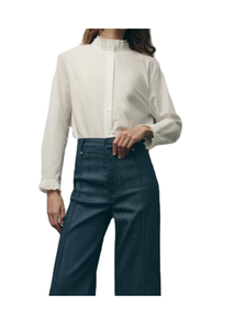 Camisa blanca de mujer de calidad de exportación, perfecta para ropa regular y de fiesta, disponible en suministro al por mayor a granel directo de la India - Product Image 4